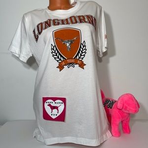Victoria’s Secret PINK University of Texas T-shirt Cotton